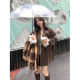 Adan Green Fruit Collar Double-Side Woolen Coat 2024 Winter Loose Temperament Versatile Short Woolen Woolen Coat Women
