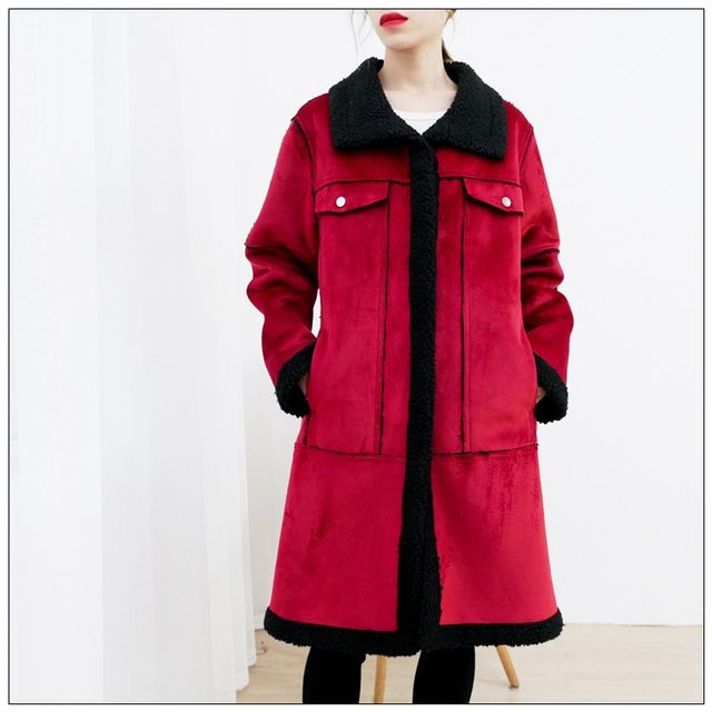 180 compound velvet thickened coat 200 coat Korean style fat mm new oversized size 300Jin [Jin equals 0.5kg] can be worn fashionably