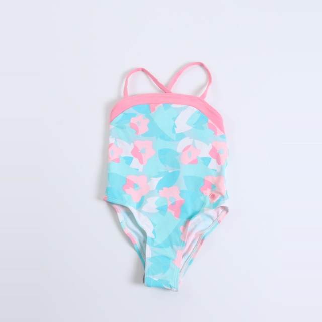 Boys and girls baby sun protection swimsuit French fashionable comfortable lightweight swimsuit swimsuit cute triangle one-piece swimsuit
