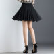 Fashionable mesh skirt skirt for women spring and autumn 2022 new Korean style pleated skirt high waist a-line short skirt tutu skirt