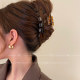 Elegant temperament hair clip for women's back head ins shark clip 2025 new clip headdress high-end acetic acid grab clip