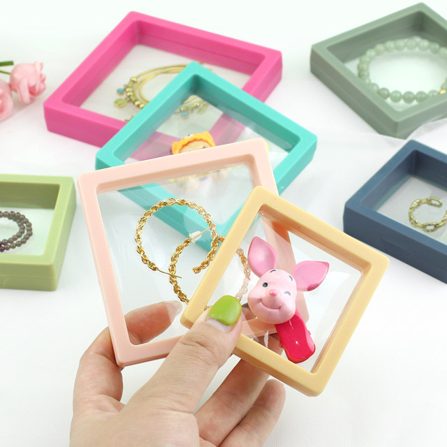PE film suspension box transparent box jewelry box necklace box ring bracelet box anti-oxidation storage box