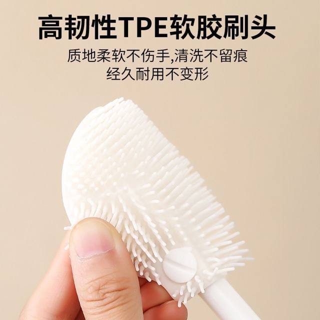 Food-grade bottle brush, special cup washing brush for newborn babies, portable no-dead-angle maternal and infant-grade household cleaning artifact