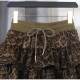 Pumping rope with hot girl ruffled puffy skirt women autumn and winter anti -suede high -waist skirt leopard cake skirt
