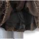 Pumping rope with hot girl ruffled puffy skirt women autumn and winter anti -suede high -waist skirt leopard cake skirt

