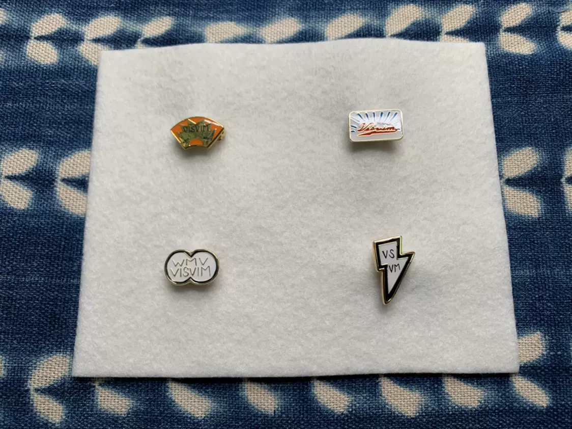 visvim 初代　PIN BADGE upstreamer新品未使用