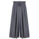 2025 Spring and Autumn New Women's Clothing SD Elastic waist Wide wide-leg chants versatile contrasting color splicing long-sleeved shirt set