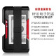 Creative mini metal wallet men's aluminum alloy nfc anti-theft credit card holder genuine leather vertical ultra-thin small wallet