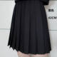 Fat MM plus size JK uniform long skirt student Japanese college style versatile short skirt pleated skirt mid-length skirt for women
