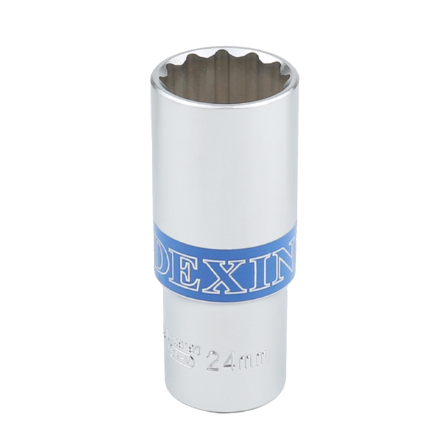 Plum blossom socket head enlarged long flying long socket 1/2 plum blossom 12-angle socket spline pattern 8 14 17 32mm