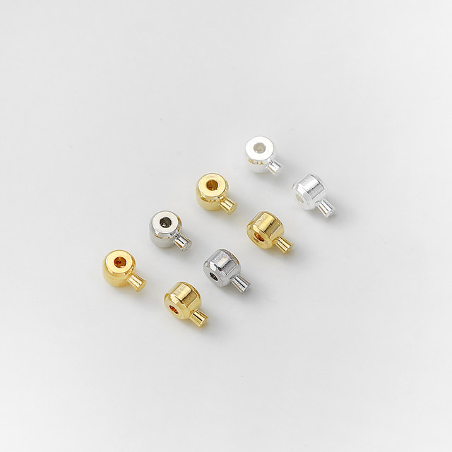 14K bag gold guarantee 18K silver color deduction buckle handmade DIY bracelet clip buckle buckle material accessories
