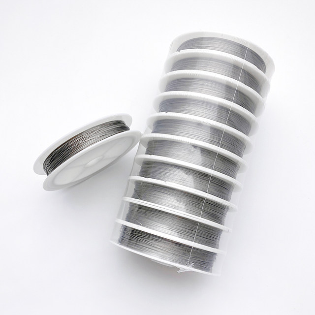 Steel wire beading line DIY pearl artifact bracelet penetrating rope tool jewelry penetration cable line accessories