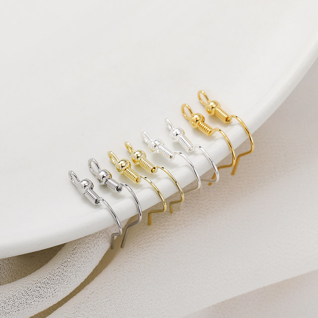 14K18K gold-filled color-preserving ball ear hooks diy handmade earrings ear jewelry basic accessories ear hook material