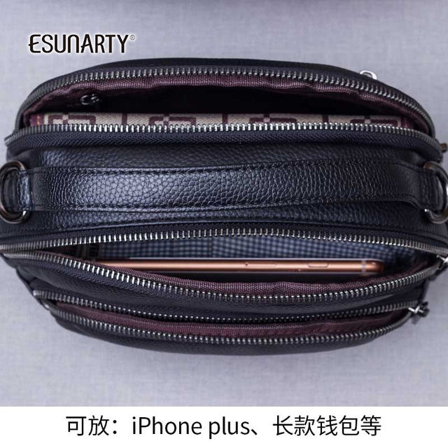 New small bag crossbody bag genuine leather 2024 new trendy fashion first layer cowhide shoulder bag women's portable shell bag