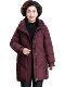 Middle-aged and elderly mothers' down jacket winter jacket 2025 new style middle-aged women's autumn and winter large size tops mid-length