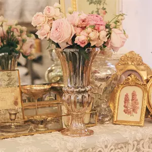 复古茶色玻璃花瓶 新人首单立减十元 22年9月 淘宝海外