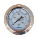 HODA oil pressure gauge hydraulic table 10 250 400kg hydraulic YN100ZT axial band edge edge edge shock resistance pressure table 3/8