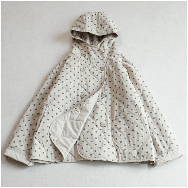 Autumn and winter quilted quilted printed hooded retro cotton coat. Loose and versatile Japanese style loose short warm cotton coat.