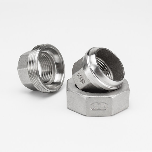 304 stainless steel cone surface union hard-sealed spherical surface union 316L oil non-oil screw inner screw thread 1 inch 4 minutes 6 minutes