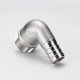 304 stainless steel external wire elbow pagoda 90 degree external thread Green head soft water pipe leather joint bamboo straight plug 4 points