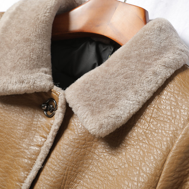 Women's Mid-length Down Jacket Thicker Artificial Large Fur Collar Loose New Ladies Long Down Jacket