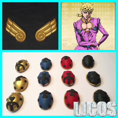 taobao agent [LJCOS] Jojo's wonderful adventure Johunno Joabana Ladybug collar wings cosplay props