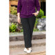 Beautiful Inn practical wear pants in autumn tight waist and hips large size women's wear anti-wrinkle versatile straight suit pants
