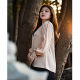 Beautiful Inn Heavy Acetate Shirt Summer Simple Slim Large Size Women's Gentle Light New Chinese Design Top
