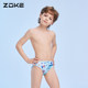 Zhouke children's swimsuit triangle professional swimming training Pacha dog boy quick drill competition big children swimming trousers