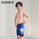 
Zoke children's swimming trunks five-point swimming training zoke Ultraman Boys Quick Fucking Competition Student Swimsuit