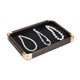 Jewelry tray ring display plate imitation wood grain bracelet jade watch pallet necklace jewelry tray live counter display plate