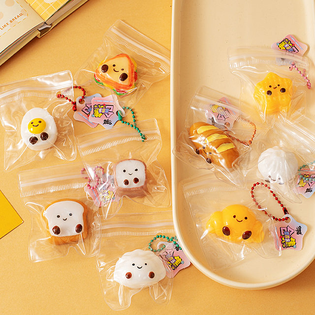 Creative food toy, little nose, little feet, pinch fun, children's decompression toy, play house, simulated food gift pendant