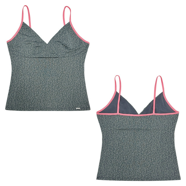 
Riza Yaya 90s hot girl street fashion casual colorful retro floral print short vest suspender