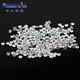 Round white synthetic cubic zirconia zircon loose stone Wuzhou artificial gemstone CZ micro-wax inlaid stone DIY broken diamond