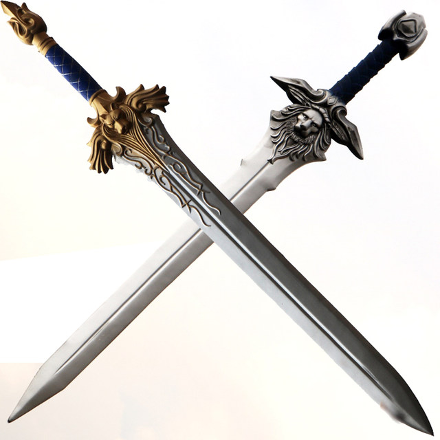 COS props Destroy Hammer Warcraft 2 Frost Sad toy Sword Shield Halloween Ax Ax weapon weapon knife
