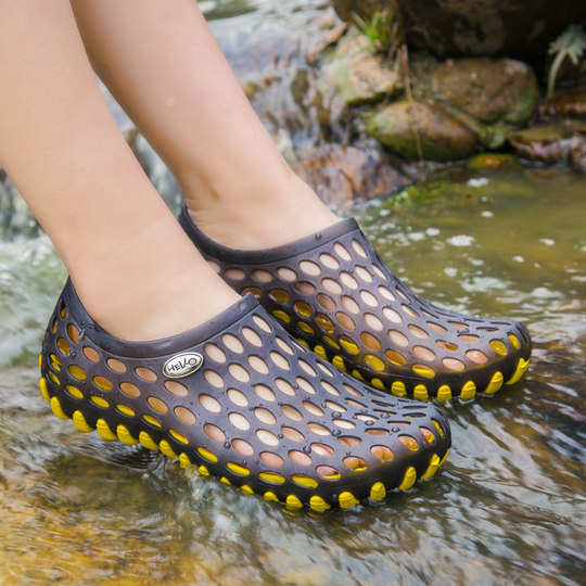 River tracing shoes for men, outdoor wading shoes, quick-drying, non-slip, ultra-light amphibious fishing rafting shoes, amphibious beach shoes for women
