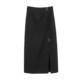 Jiarenyuan Skirt Women's 2024 New Autumn Fashion High Waist Zipper Slit Design Straight Skirt Looks Slim
