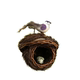 Simulation Bird Nest Decoration Simulation Grass Bird Nest Creative Home Decoration Gardening Green Plant Decoration Rural Wind