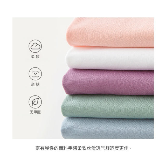 2025 new cartoon pattern small T-shirt for women short-sleeved white pure cotton slim sweet and cool summer half sleeves