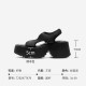 JOOC Velcro thick-soled sandals for women 2025 spring and summer new fashionable bottom platform open toe versatile sandals