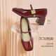 Best 2025 spring new Mary Jane shoes for women French light mouth single shoes M3173AQ5Z