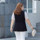 Fat MM large size women's summer loose slim romantic French lace lace V-neck short-sleeved spliced ​​chiffon shirt top
