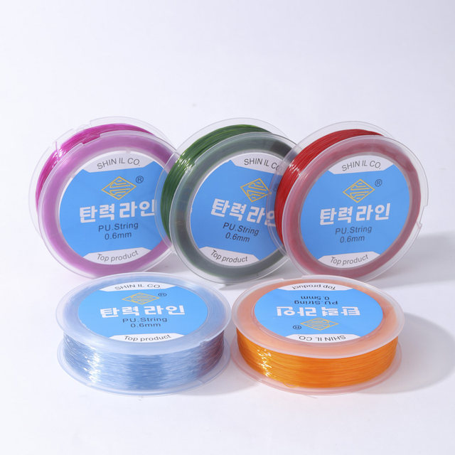 Crystal elastic thread color transparent elastic bracelet string thread beads special imported wear-resistant toy string bracelet rope