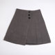 2024 new winter irregular button short skirt skirt spring and autumn women's high waist a-line suit pleated skirt jk