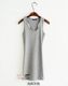 Pure cotton spring and summer base shirt suspender vest skirt women's I-line dress mid-length hip slim vest