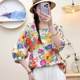 Women's spring new mother top fashionable middle-aged and elderly women's loose fashionable slim casual and versatile shirt
