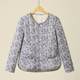 Comfortable winter cotton-padded jacket with small cotton jacket and inner liner floral girl, middle-aged and elderly grandma warm cotton coat coat cotton coat
