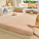Milk velvet bed cover single piece autumn and winter plus velvet coral velvet bed cover 2025 new mattress cover universal for all seasons
