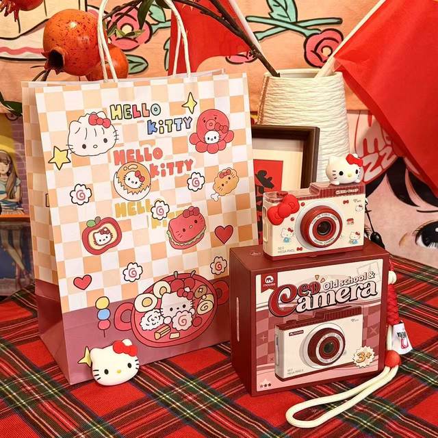 mobee retro children's CCD digital camera high-definition photo KT cat cute student tenth birthday gift 10