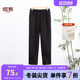 
Yibu middle-aged and elderly mothers' clothing 2025 winter new velvet casual pants for the elderly large size elastic waist women's pants